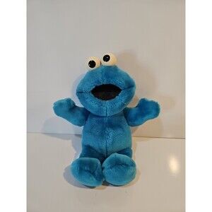 Vintage 1996 Tickle Me Cookie Monster Tyco 10" Talking Stuffed Plush Toy Tested